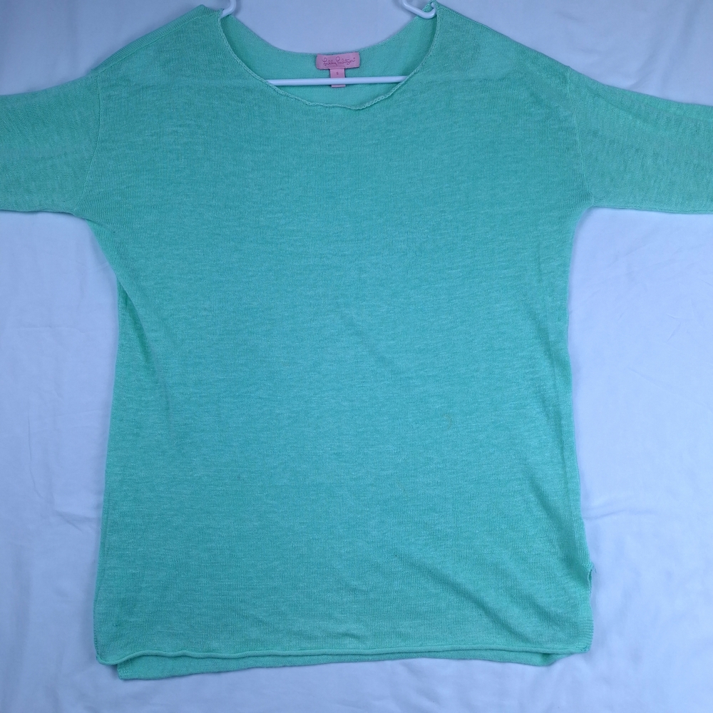 Lilly Pulitzer Mint Green Crew Neck Sweater